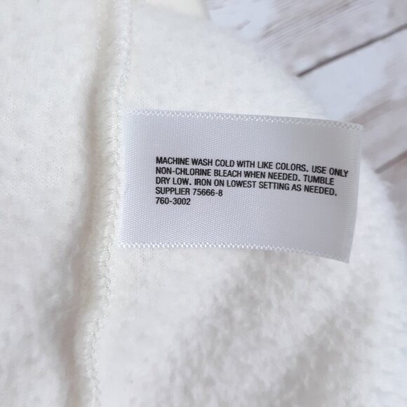 Made for Life Womens Fleece Jacket PXL Quilted Ivory Zip Lightweight 900 - Picture 5 of 5